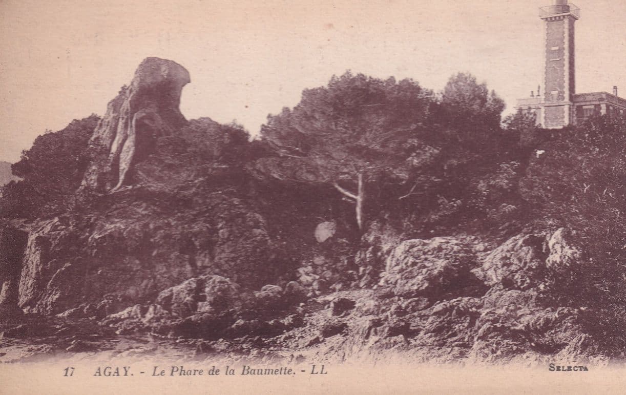 Saint Raphael  Agay France Le Phare de la Baumette Old Postcard