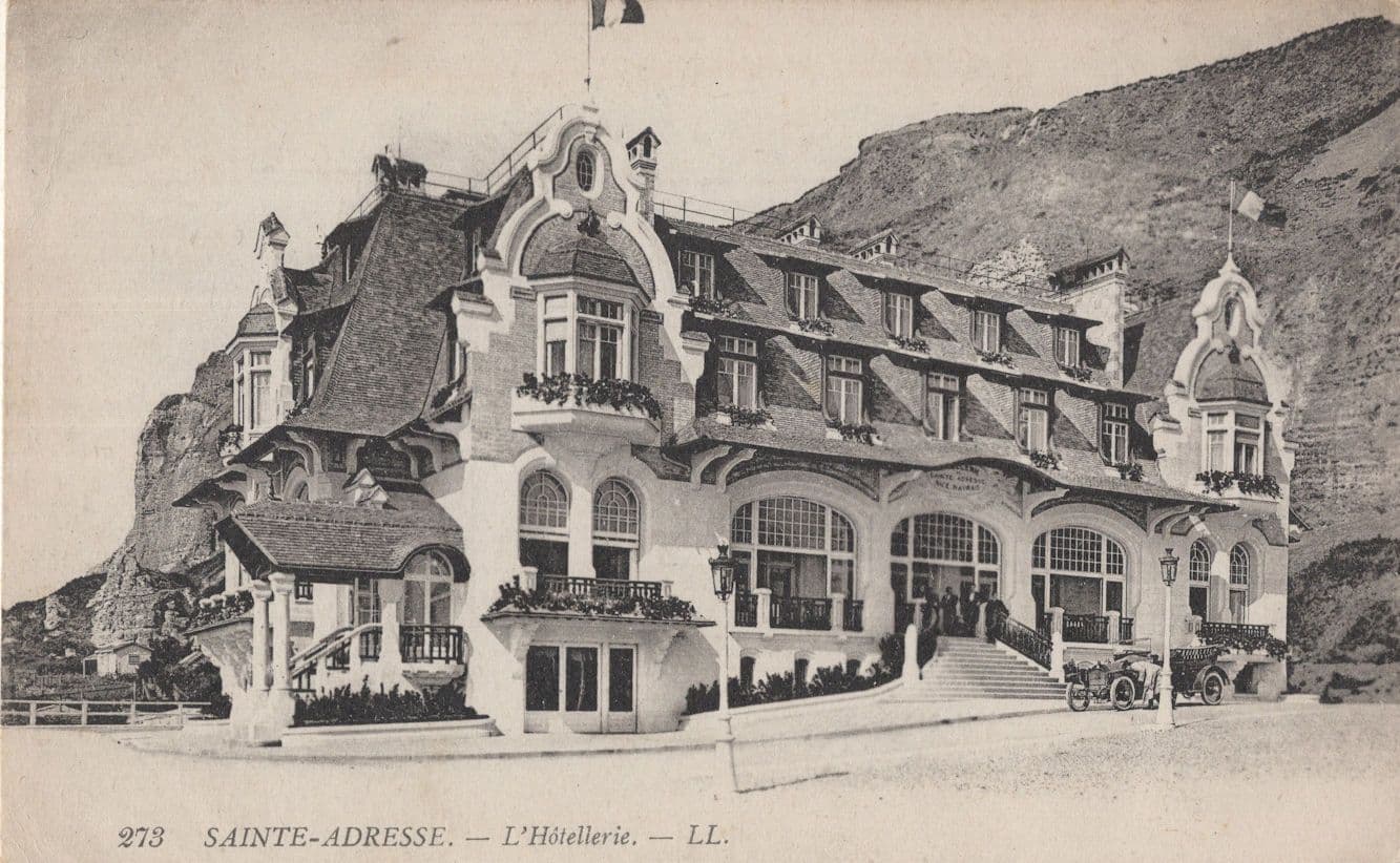 Sainte Adresse Hoteliere Hotel Pension Antique French Postcard