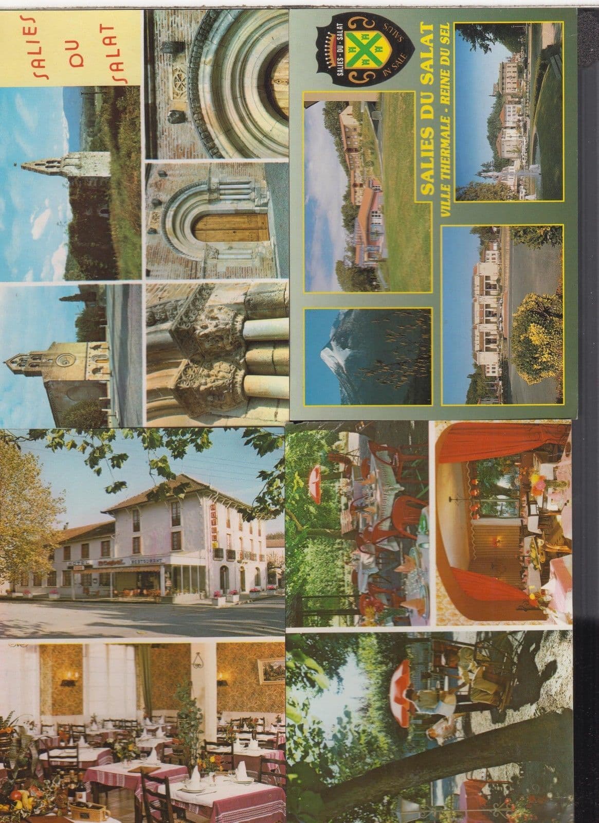 Salies Du Salat Hotel France Avenue De La Gare 4x French Postcard s