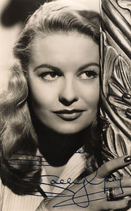 Sally Gray Actress Printed Signed But Hand Appearance Photo