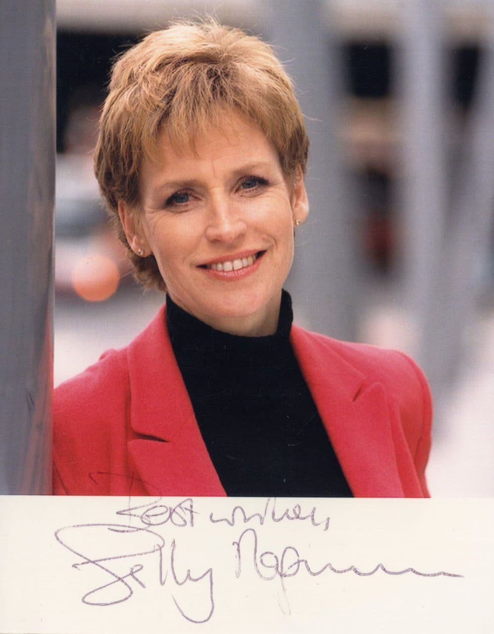 Sally Magnusson Reporting Scotland TV Hand Signed Post