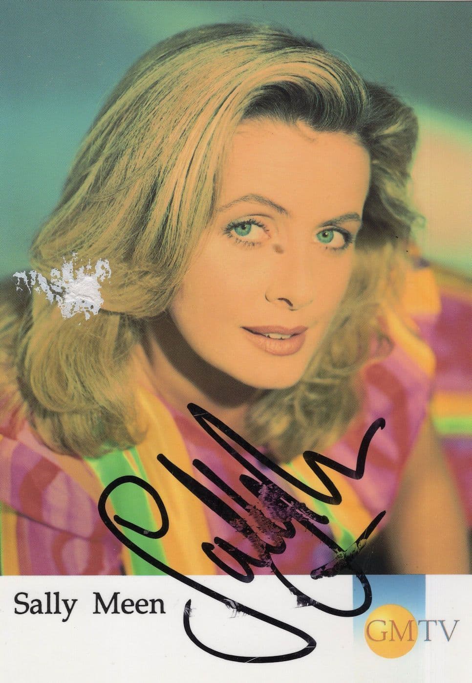 Sally Meen GMTV Morning TV Presenter Hand Signed Photo