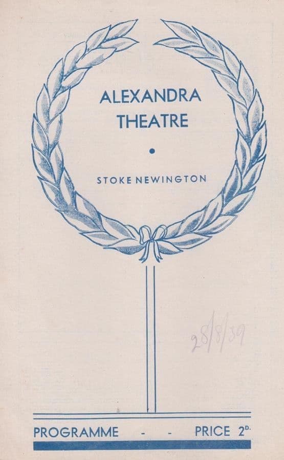 Salome Anthony Quayle Drama WW2 Stoke Newington London Theatre  Programme