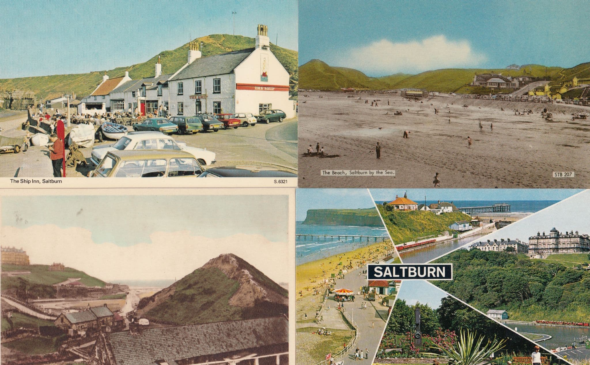 Saltburn The Ship Inn Pub 4x Mint Postcard s