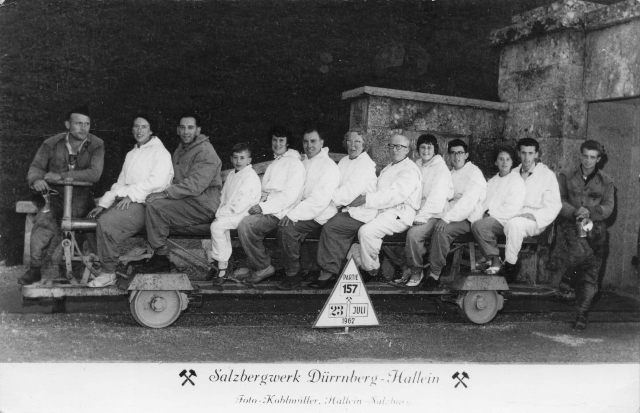 Saltzbergwerk Durrenberg Hallein Salt Mines Transport Old Austria Postcard