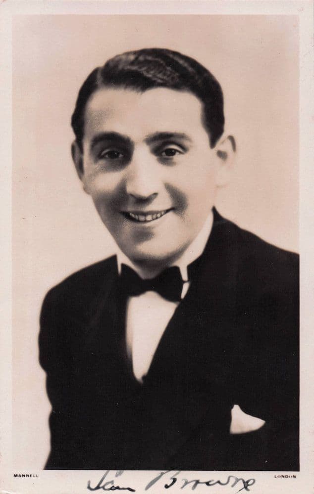 Sam Browne Vintage Actor Hand Signed Photo Postcard