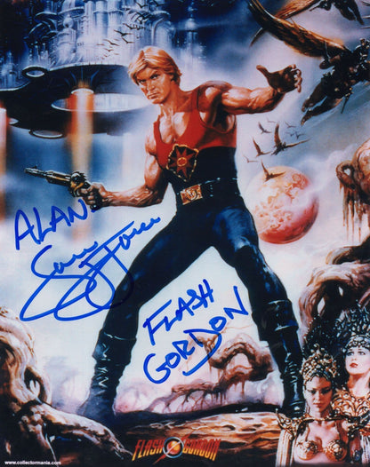 Sam Jones Flash Gordon Ultimate 10x8 Hand Signed & COA 2x Photo s