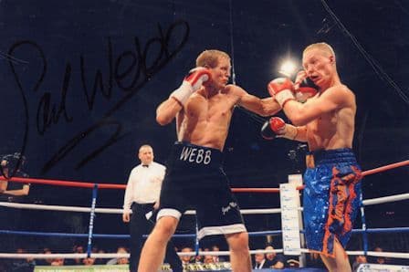 Sam Webb Swanley Boxer Hand Signed Boxing 6x4 Photo