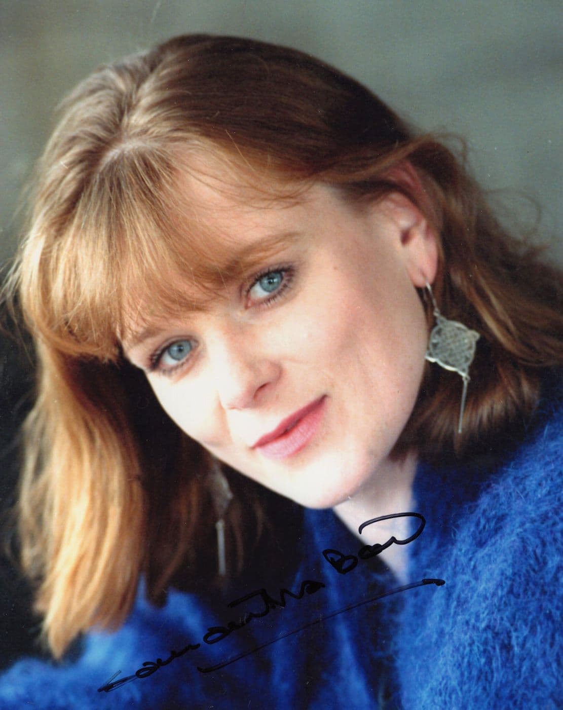 Samantha Bond Miss Moneypenny James Bond 10x8 Hand Signed Photo