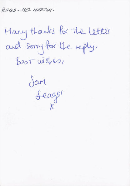 Samantha Seager Coronation Street Hand Signed Photo & MORE !