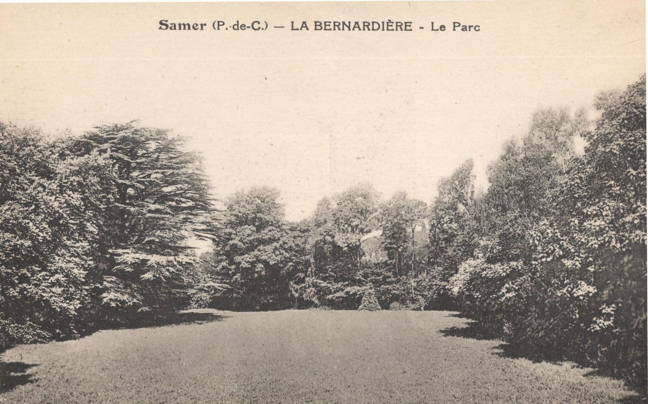 Samer La Bernardiere Le Parc Rare Unis France Old Postcard