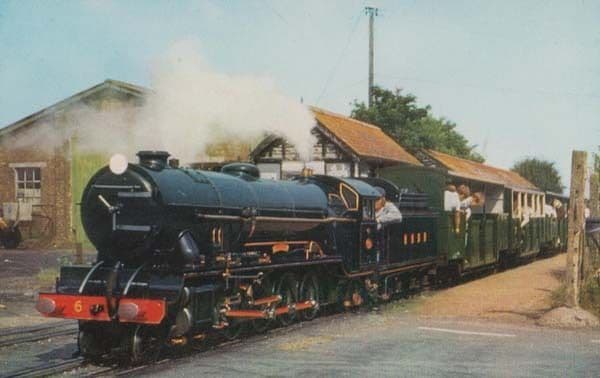 Samson at St Marys Bay Hythe Kent Station Dymchurch Railway Postcard