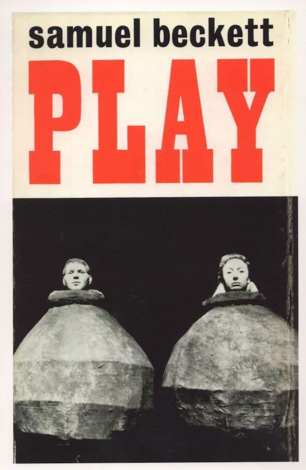 Samuel Beckett Play 1964 Book Postcard