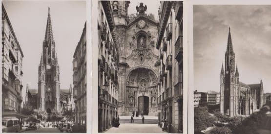 San Sebastian Church 3x Real Photo Postcard s