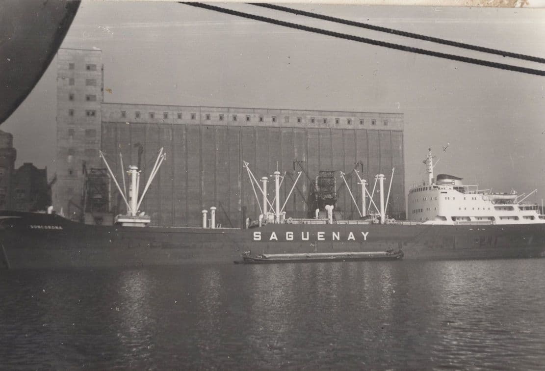 Sancorona Saguenay Canadian 1950s Ship Vintage Rare Photo