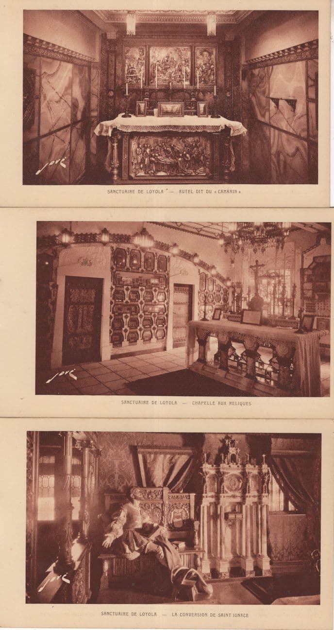 Sanctuaire De Loyola Saint Ignace 3x Interior French Postcard s