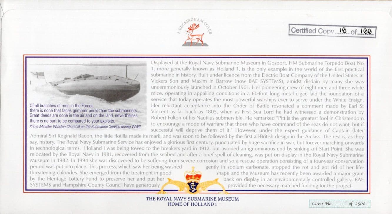Sandy Woodward Falklands War Commander Hand Signed NUMBER ONE of 100 FDC