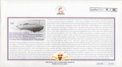Sandy Woodward Falklands War Commander Hand Signed NUMBER ONE of 100 FDC