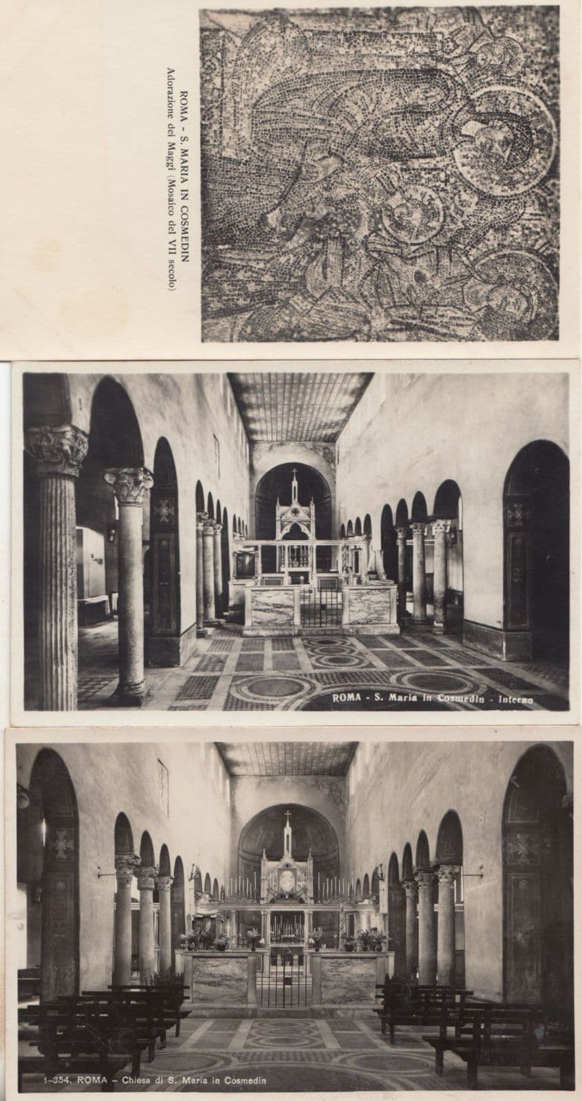 Santa Maria In Cosmedin Adorazione Dei Maggi Painting 3x Italian Rome Postcard s