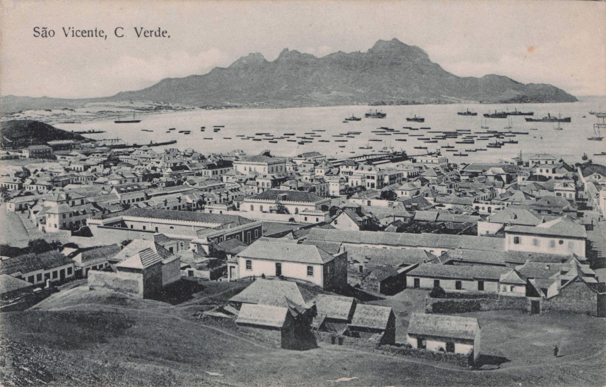 Sao Vicente Hotel Brazileiro Antique Portugal Aerial Postcard