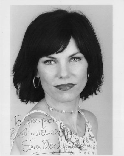 Sara Stockbridge of Vivienne Westwood Vogue ID DOUBLE Hand Signed Photo