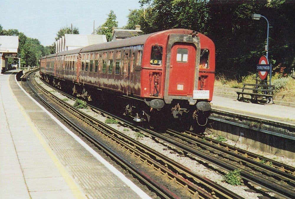 Sarah Siddons London Underground Tube Train at Cricklewood Station Postcard
