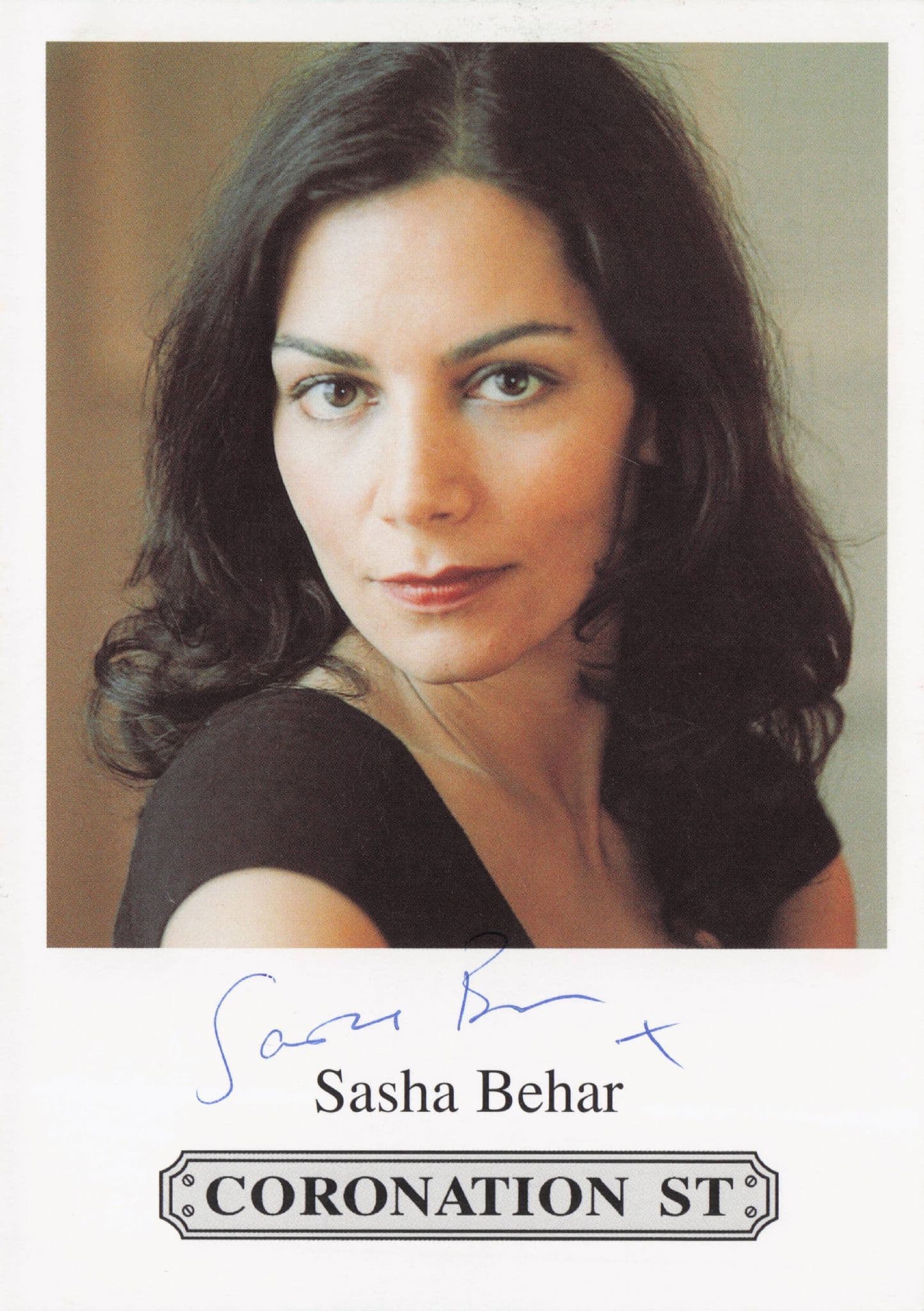 Sasha Behar as Maya Sharma ITV Coronation Street Hand Signed Photo
