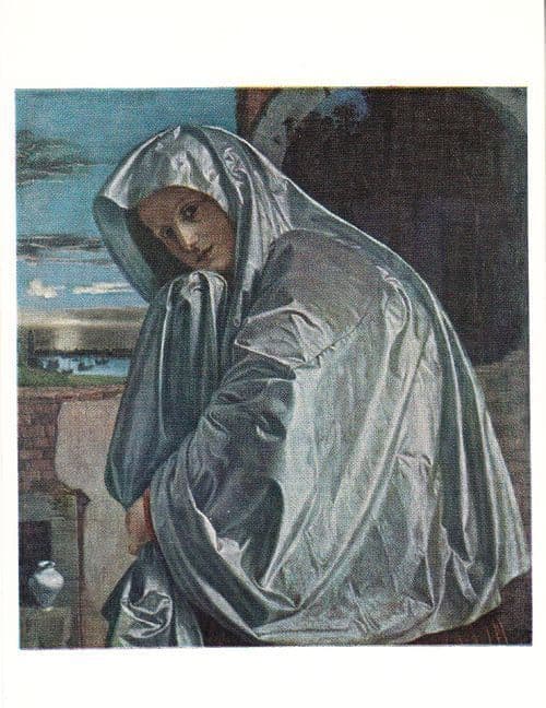 Savoldo Giovanni Mary Magdalene Approaching The Sepulchre Portrait Painting