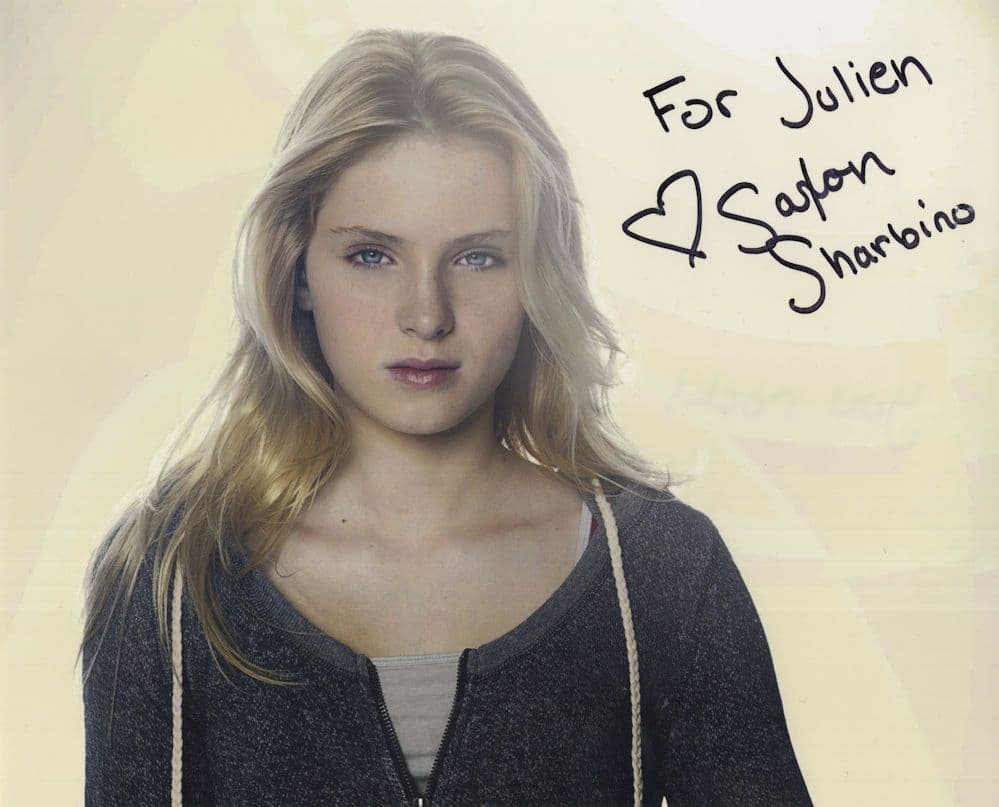 Saxon Sharbino Poltergeist Rogue Stunning 10x8 Hand Signed Photo