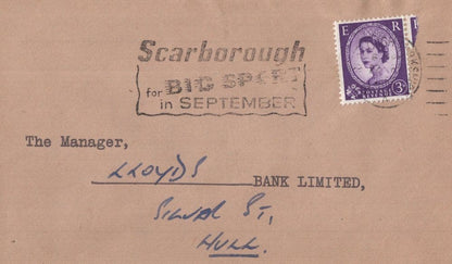 Scarborough Big Sport 1965 Slogan Lloyds Bank Envelope