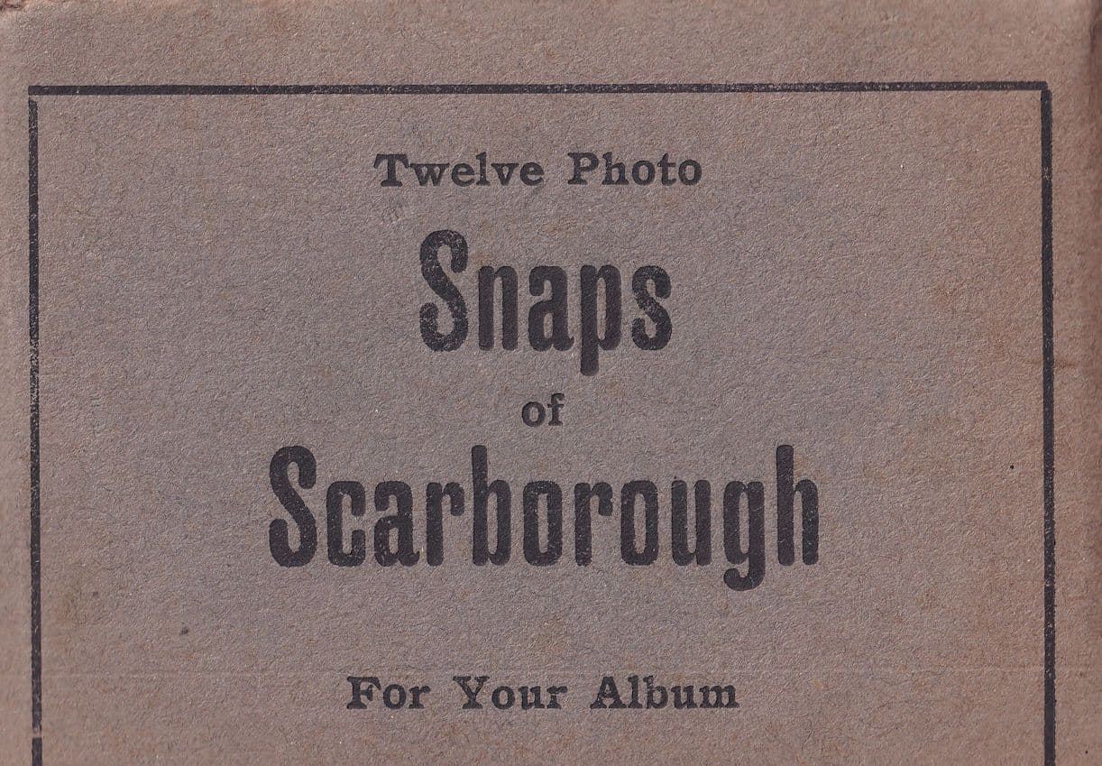 Scarborough Yorkshire 12 Photo Snaps Old Picture Set
