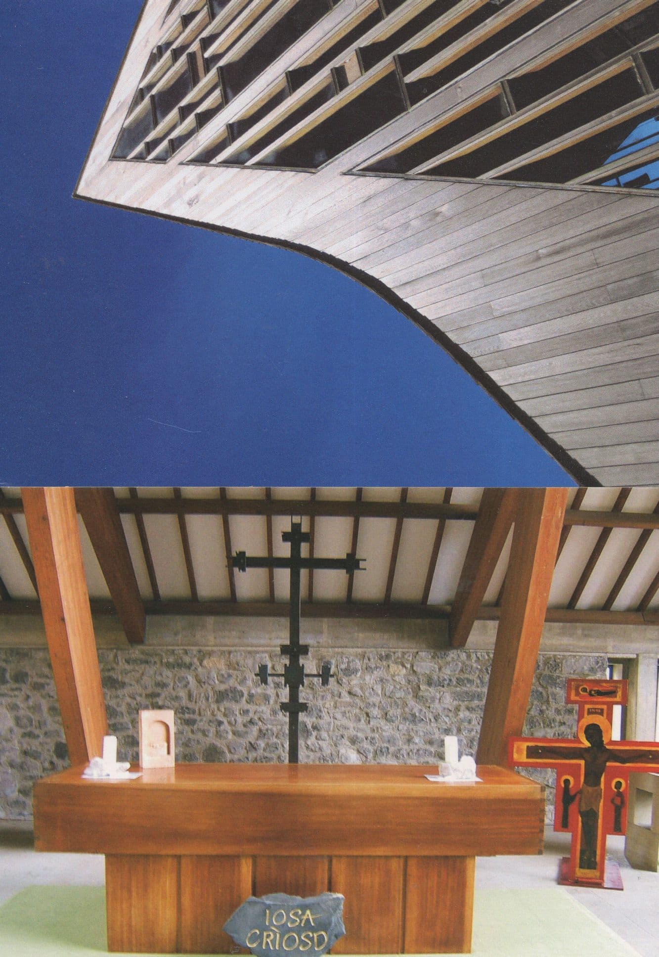 Scargill House Chapel Altar Yorkshire 2x Postcard s