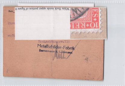 Schwelm Arnsberg Metal Shield Factory German Old Postcard