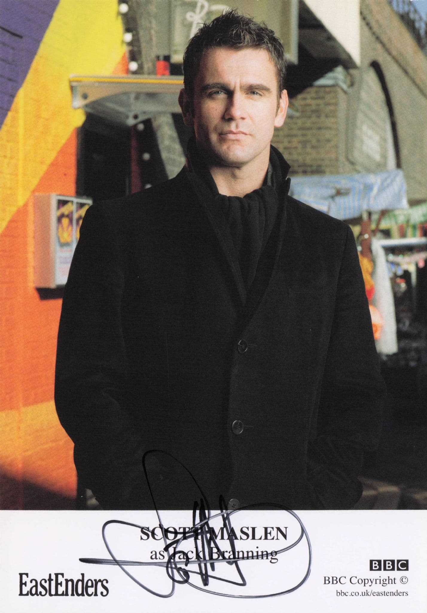 Scott Maslen as Jack Branning Eastenders Hand Signed Cast Photo