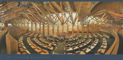 Scottish Parliament Hand Signed Autograph Scotland Postcard