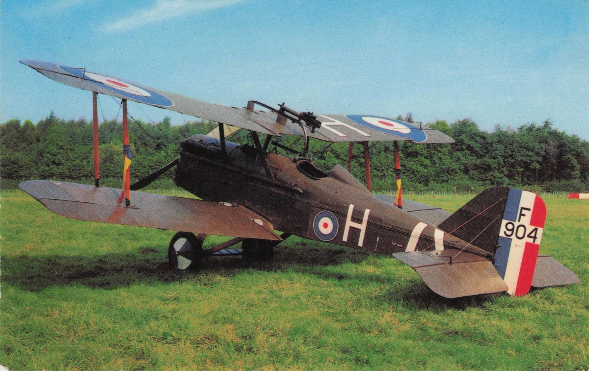 SE 5a Of WW1 1916 Military Plane Aircraft Event Show 1970s Postcard