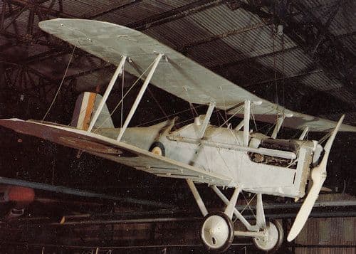 SE5A Scout Fighter Aircraft At Johannesburg South Africa WW2 Plane Postcard