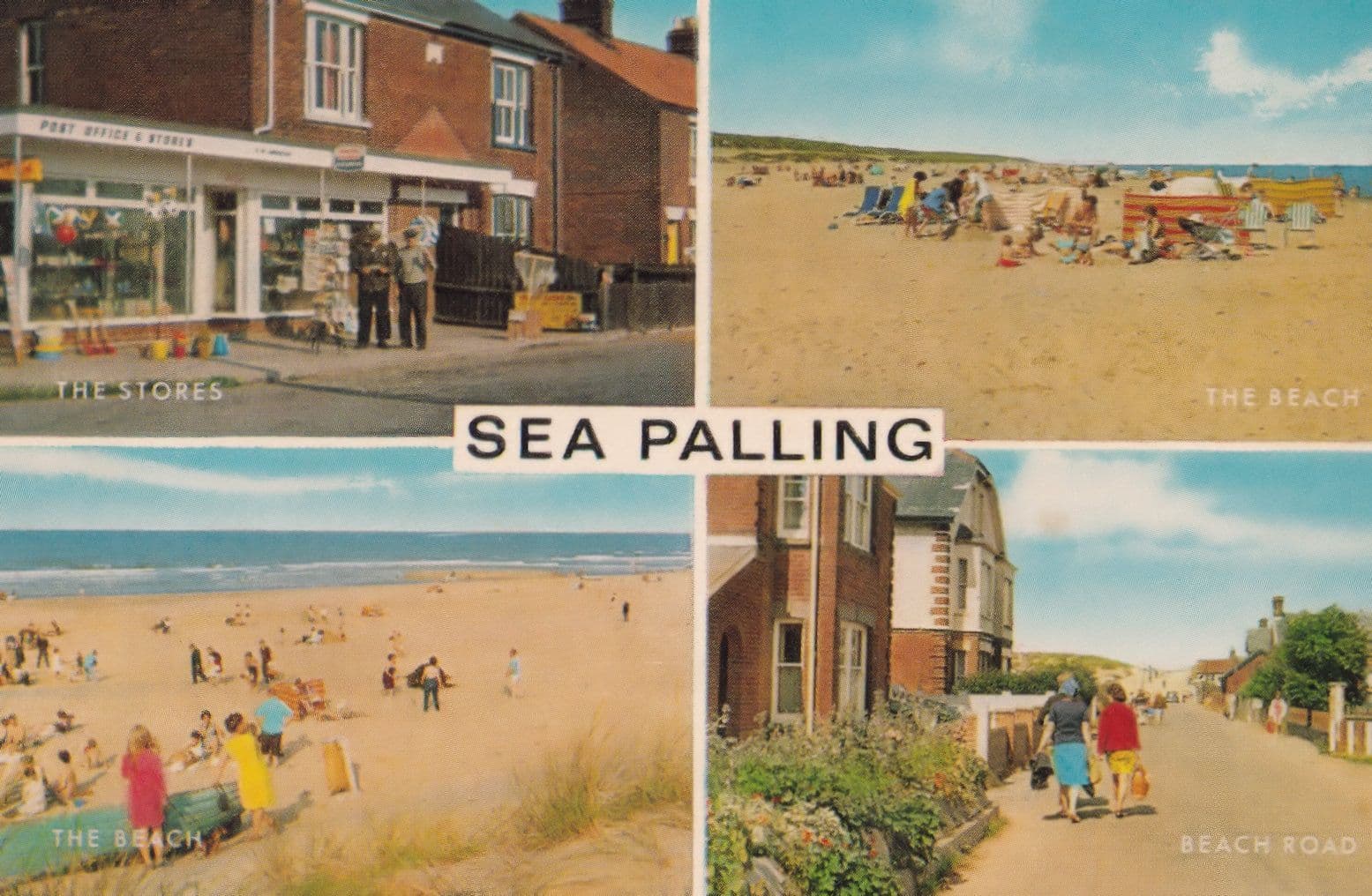 Sea Palling Norfolk Post Office 1970s Postcard