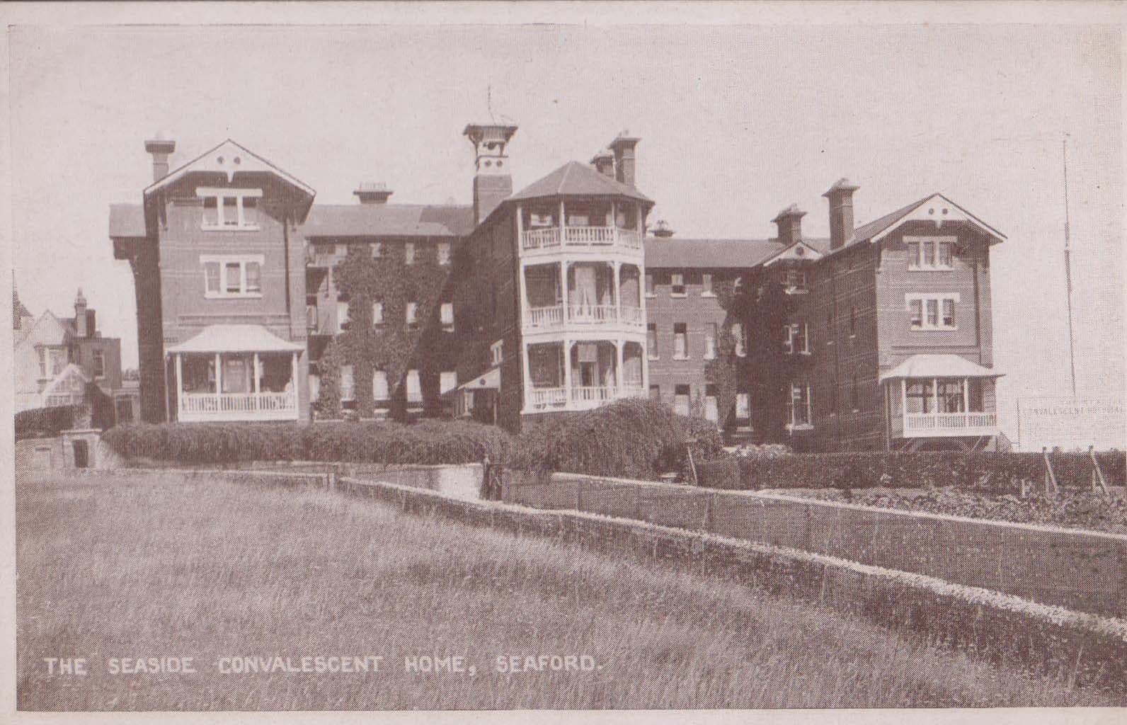 Seaford Convalescent Home Surrey Vintage EX Postcard