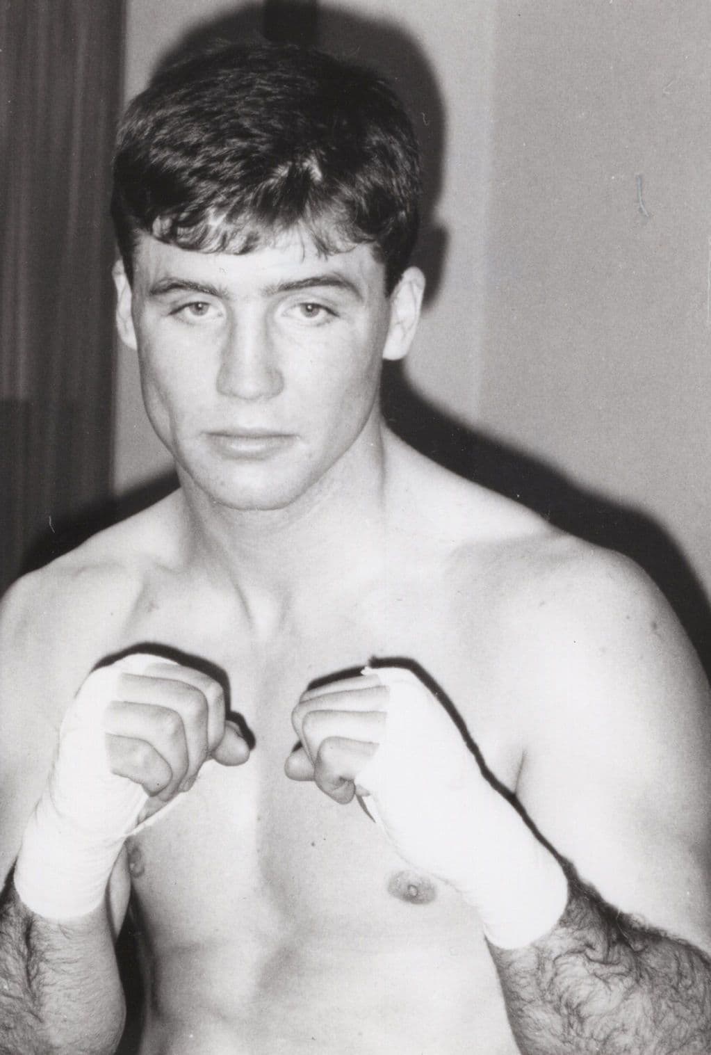 Sean Heron Edinburgh Boxer Rare Boxing Scottish Media Photo