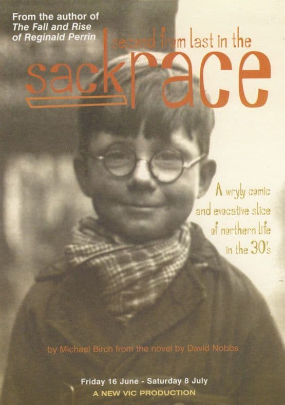 Second From Last In The Sack Race New Vic Theatre Poster Postcard Style Card