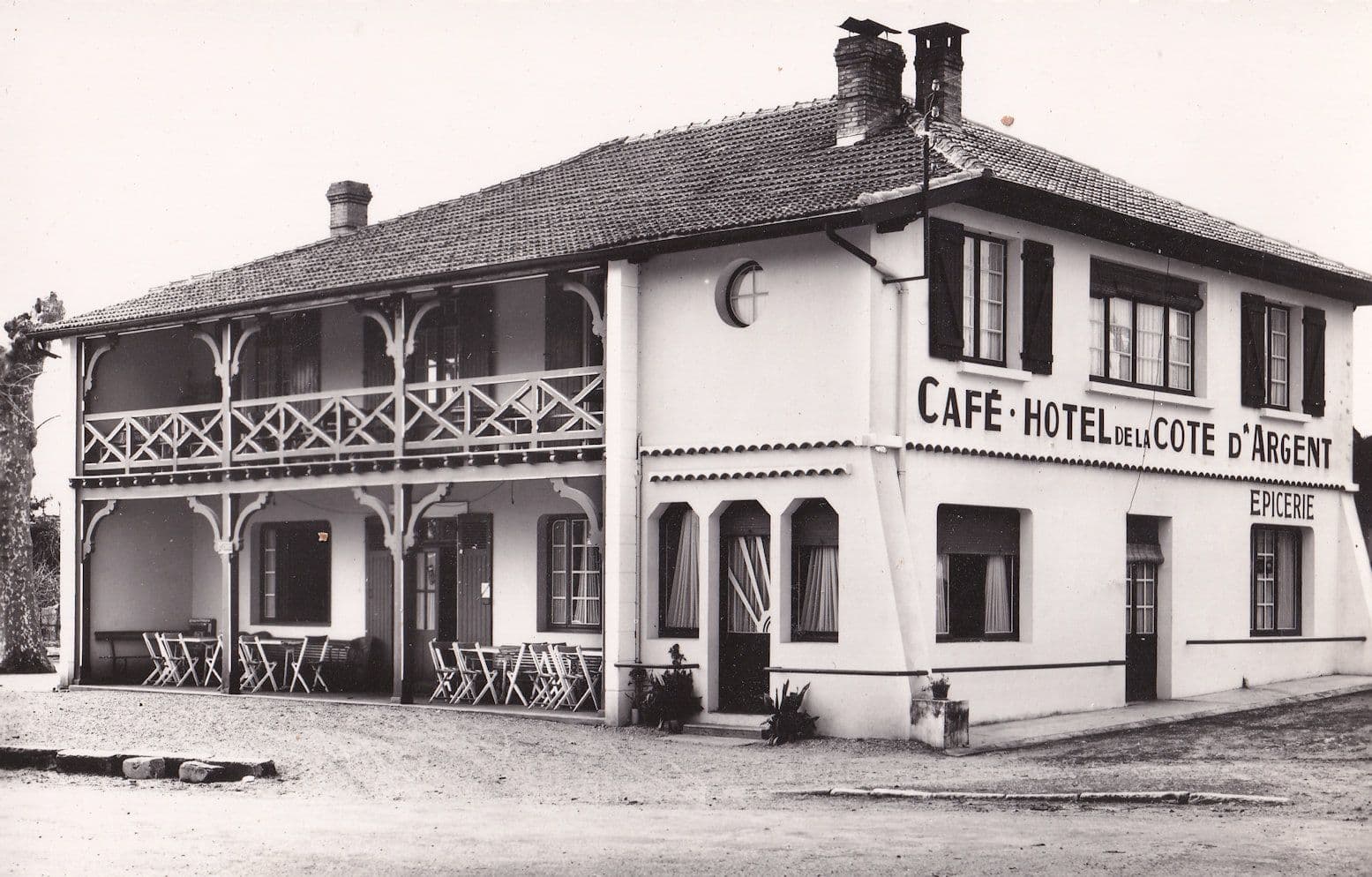 Seignosse Hotel De La Cote D'Argent Real Photo Postcard