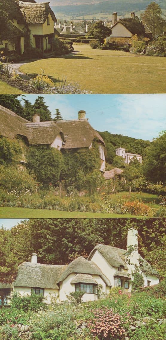 Selworthy Green Somerset 3x Stunning Postcard s