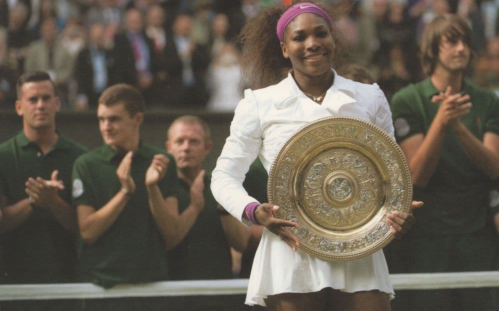Serena Williams Wimbledon 2012 Ladies Tennis Champion Venus Dish Postcard