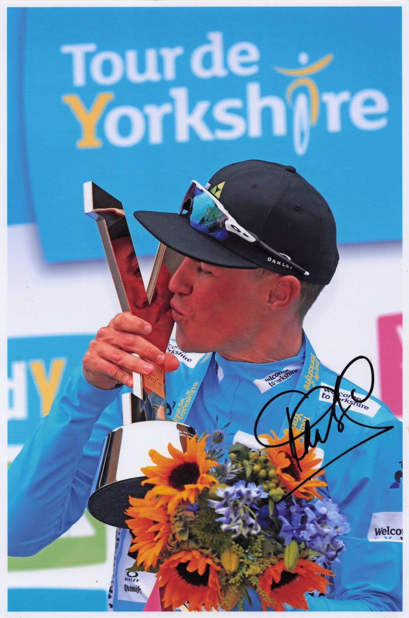 Serge Pauwels Belgium Cycling 2017 Tour De Yorkshire 12x8 Hand Signed Photo