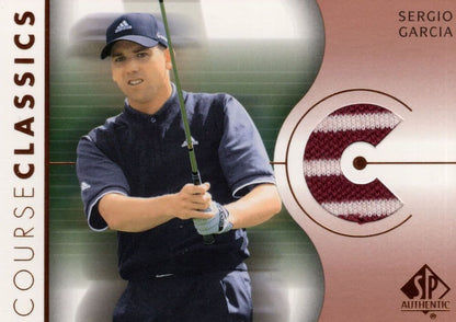 Sergio Garcia Course Classics 2003 Authentic Worn PGA Tour Golf Shirt Card