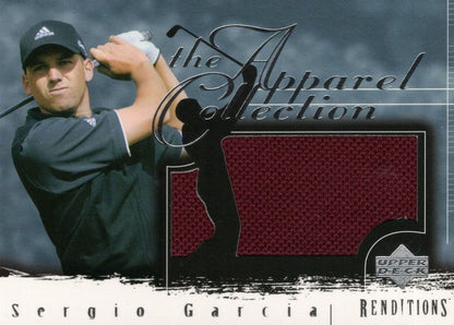 Sergio Garcia The Apparel Collection Golf Upper Deck Worn Shirt Card
