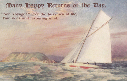 Sevenoaks Kent Sailing Ship WW1 Greetings Postcard