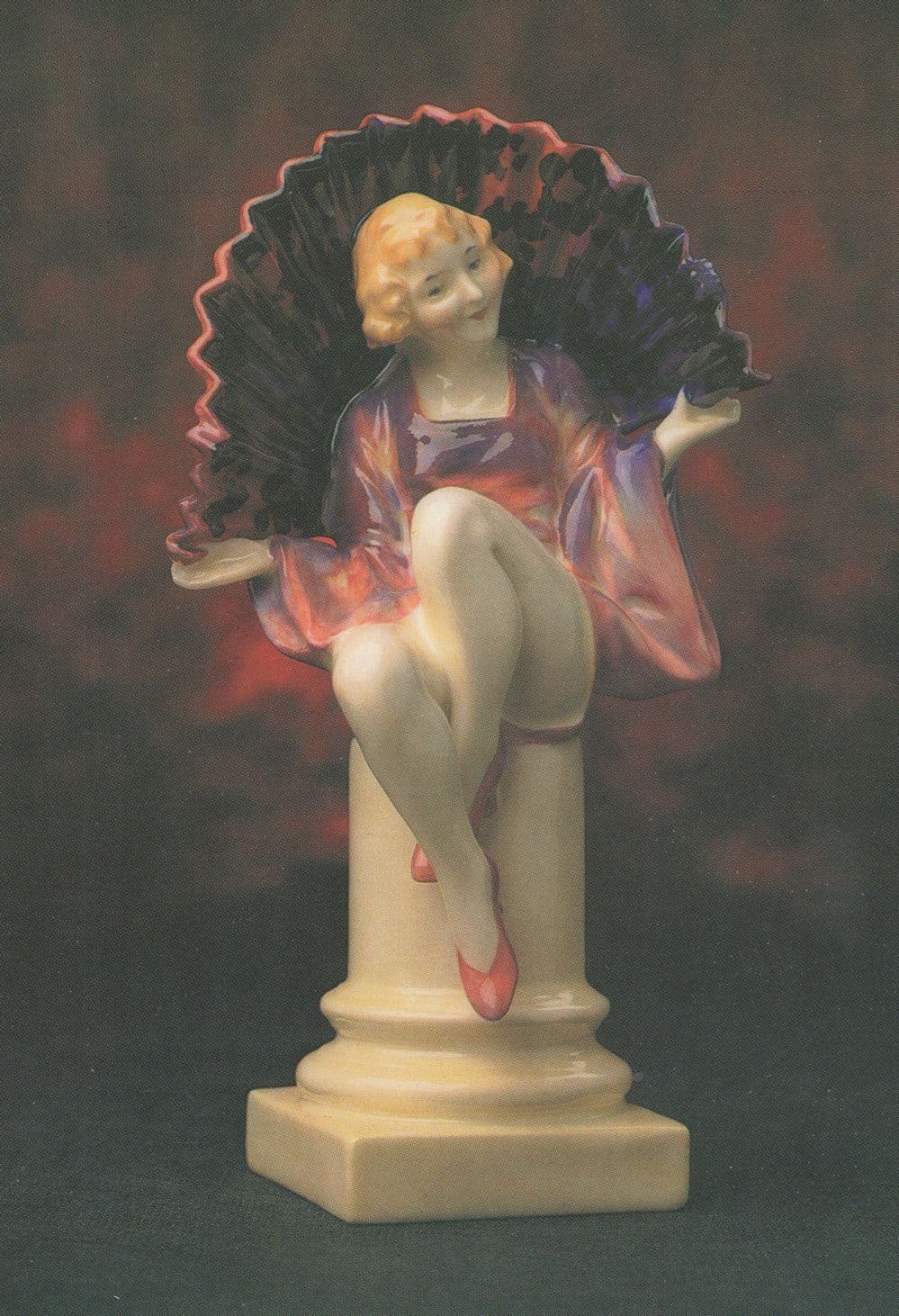 Sexy Angela Royal Doulton 1926 Porcelain Figure Postcard