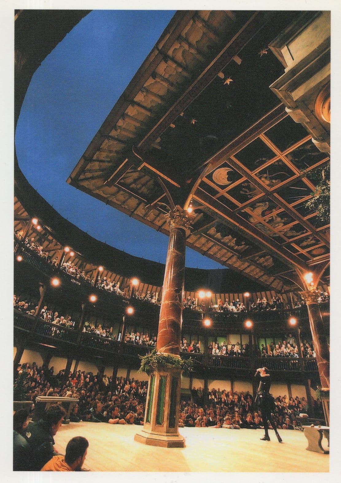 Shakespeare Twelfth Knight Play Bankside Spectacular London Postcard
